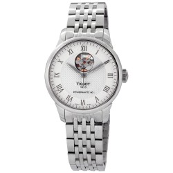 Le Locle Automatic Open Heart Silver Dial Men's Watch T0064071103302