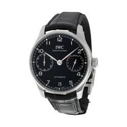 Portugieser Automatic Black Dial Men's Watch IW500703