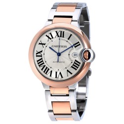 Ballon Bleu De Cartier Guilloche Dial Automatic Men's Watch W2BB0004
