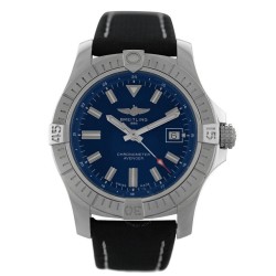 Pre-owned Breitling Avenger Automatic Chronometer Blue Dial Men's Watch A17318