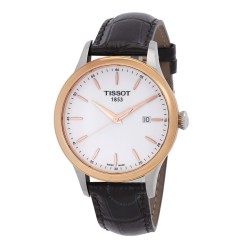 Couturier White Dial Brown Leather Men's Watch T9124104601100