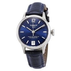 Chemin Des Tourelles Automatic Chronometer Blue Dial Ladies Watch T099.207.16.047.00