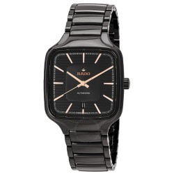 True Square Automatic Black Dial Men's Watch R27078172