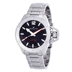 Khaki Navy Frogman Automatic Black Dial Men's Watch H77815130