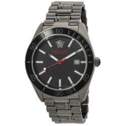 V-Dome Quartz Black Guilloche Dial Men's Watch VE8E00724