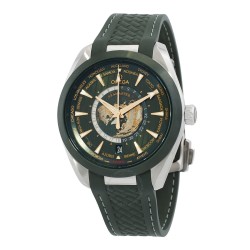AquaTerraChronometer GMT Automatic Green Dial Men's Watch 220.32.43.22.10.001
