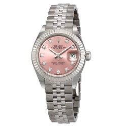Lady Datejust Automatic Pink Diamond Dial Ladies Jubilee Watch 279174PDJ