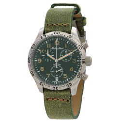 Type 21 Chronograph Green Dial Men's Watch H1821CHALV