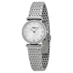 Pre-owned Longines La Grande Classique Diamond Mother of Pearl Dial Ladies Watch L4.241.0.80.6