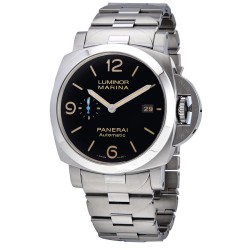 Pre-owned Panerai Luminor Marina 1950 Automatic Black Dial Men's Watch PAM00723