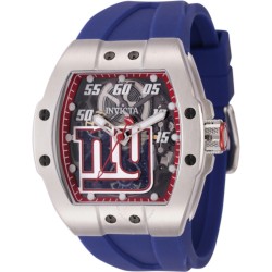 Nfl New York Giants Automatic Red Dial Men's Watch 45060