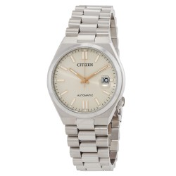 Tsuyosa Automatic Beige Dial Men's Watch NJ0151-88W