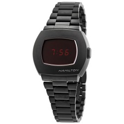 American Classic PSR Quartz Digital Black Dial Men's Watch H52404130
