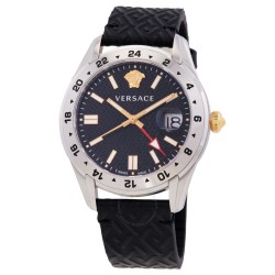 Greca Time GMT Quartz Men's Watch VE7C00123
