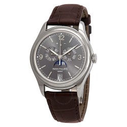 Pre-owned Patek Philippe Complications Slate Gray Dial Men's Watch 5146G-010