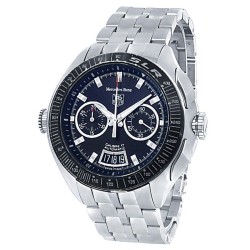 Pre-owned Tag Heuer Slr Mercedes Benz Chronograph Black Dial Men's Watch CAG2111.BA0253