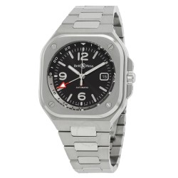Automatic GMT Black Dial Men's Watch BR05G-BL-ST/SST