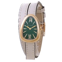 Pre-owned Bvlgari Serpenti Green Dial Ladies Watch 102726