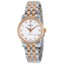 Baroncelli Automatic White Dial Two-tone Ladies Watch M76009N61
