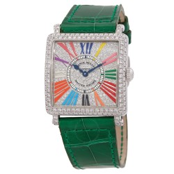 Master Square Quartz Diamond Watch 6002 L QZ D CD OG