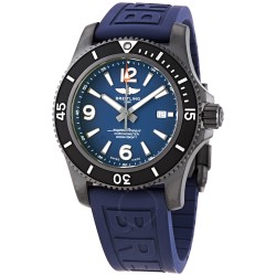 Pre-owned Breitling Superocean 46 Automatic Blue Dial Men's Watch M17368D71C1S2