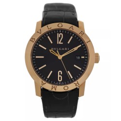 Bulgari Roma Automatic Black Dial Men's Watch BBP39G 96