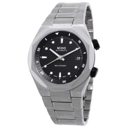 Multifort 8 Two Crown Automatic Black Dial Watch M047.507.11.051.00