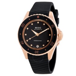Ocean Star Automatic Diamond Black Dial Ladies Watch M026.207.37.056.00