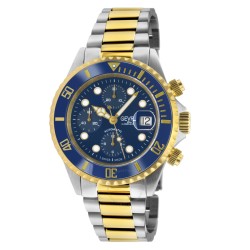 Wall Street Chrono Chronograph Automatic Blue Dial Men's Watch 4151A
