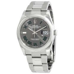 Datejust 36 Automatic Grey Dial Ladies Watch 126200GYRO