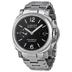 Pre-owned Panerai Luminor Marina Automatica Black Dial Men's Watch PAM00050