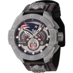 NFL New England Patriots Quartz Gunmetal Dial Men's Watch 45122