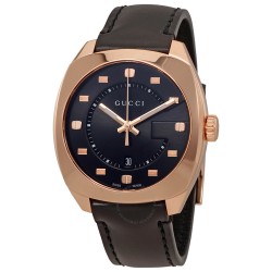 GG2570 Black Dial Rose Gold-tone Men's Watch YA142309