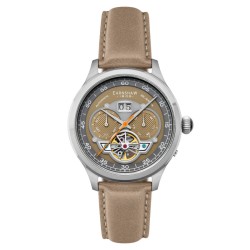 Baron Grand Date Calendar Open Heart Grey Dial Men's Watch ES-8187-06