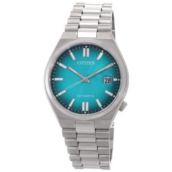 Tsuyosa Automatic Teal Dial Watch NJ0151-53X