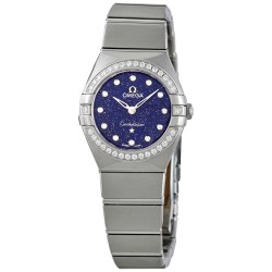 Constellation Quartz Diamond Blue Dial Ladies Watch 131.15.25.60.53.001