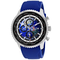 Meridian World Timer GMT Blue Dial Men's Watch SP7521
