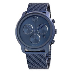 Bold Chronograph Blue Dial Men's Watch 3600403