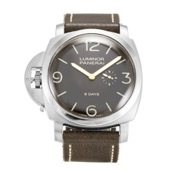Pre-owned Panerai Luminor Lefty Brown Dial Men's Watch PAM00368