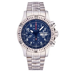 Airspeed X Large Chronograph Automatic Blue Dial Men's Watch 16071.6125