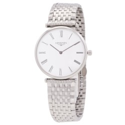 La Grande Classique De Longines Quartz White Dial Watch L4.755.4.11.C