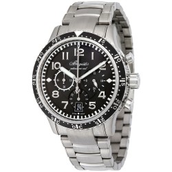 Pre-owned Breguet Type Xxi Chronograph Black Dial Men's Watch 3810TI/H2/TZ9