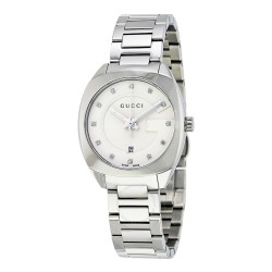GG2570 White Dial Diamond Ladies Watch YA142504