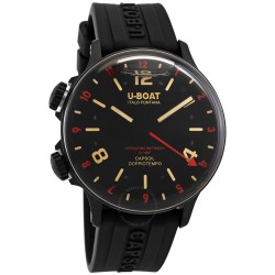 Lefty Capsoil Doppiotempo Quartz Black Dial Men's Watch 8841