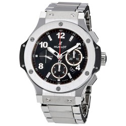 Pre-owned Hublot Big Bang Chronograph Black Dial Men's Watch 301.SX.130.SX