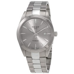T-Classic Titanium Quartz Grey Dial Men's Watch T127.410.44.081.00