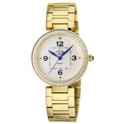 Piemonte Quartz White Dial Ladies Watch 14201B