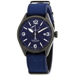 Star Blue Dial Blue Nylon Men's Watch RE-AU0207L00B