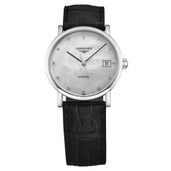 Elegant Automatic Diamond White Dial Ladies Watch L4.809.4.87.2