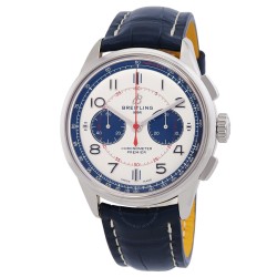 B01 Chronograph Automatic Chronometer Silver Dial Men's Watch AB0118A71G1P2